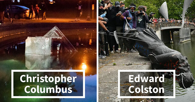 29 Statues Taken Down For Glorifying What's Wrong With Out Society