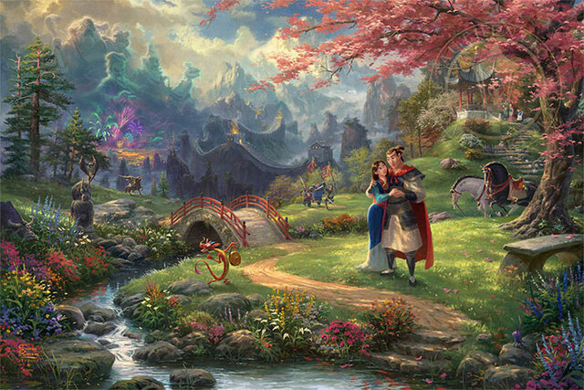 37 Disney Paintings By Thomas Kinkade That Look Even Better Than The Scenes From The Movies