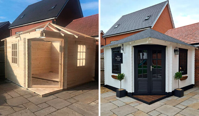 This Couple Built A Mini Pub In A Garden, And People Love Its Cozy Interior