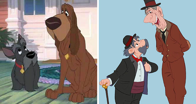 This Artist Turns Human Disney Characters Into Animals And Animals Into Humans (15 Pics)