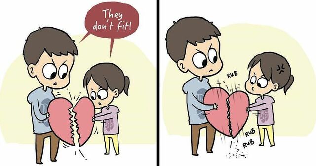 30 Funny And Relatable Relationship Comics By The Potato Couple