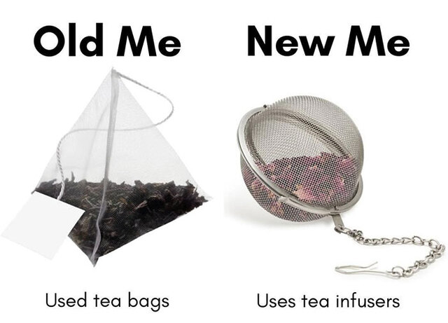 These 'Old Me vs. New Me' Memes Show What Changes You Can Make To Reduce Waste (30 Pics)