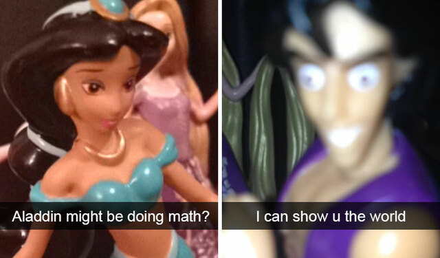 This Woman Is Creating Funny Scenarios Using Disney Figurines, And People Love It (20 Pics)