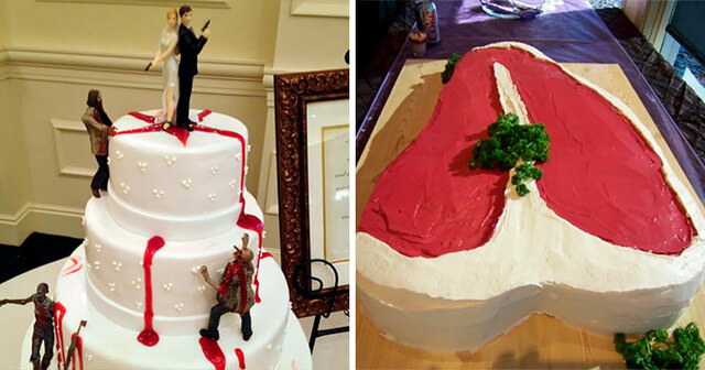 30 Hilariously Terrible Wedding Cakes