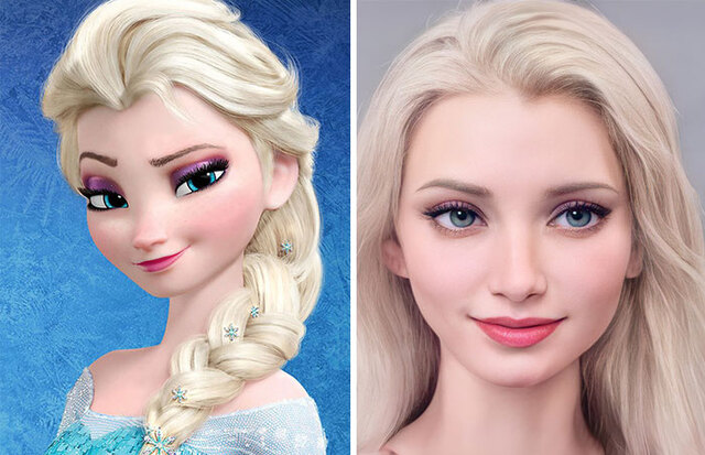 10 Disney Characters Given Realistic Makeovers Using The Power Of Artificial Intelligence