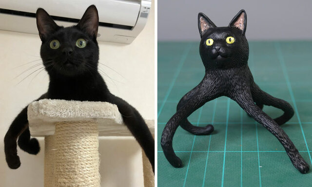 20 Awkward Animal Photos Turned Into Funny Sculptures By Japanese Artist Meetissai (New Pics)