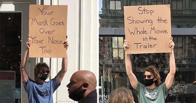 20 New Funny And Accurate Protest Signs By 'Dude With Sign'