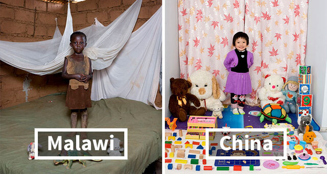 Children From All Over The World Pose With Their Favorite Toys In A Photo Series By Photographer Gabriele Galimberti (20 Pics)