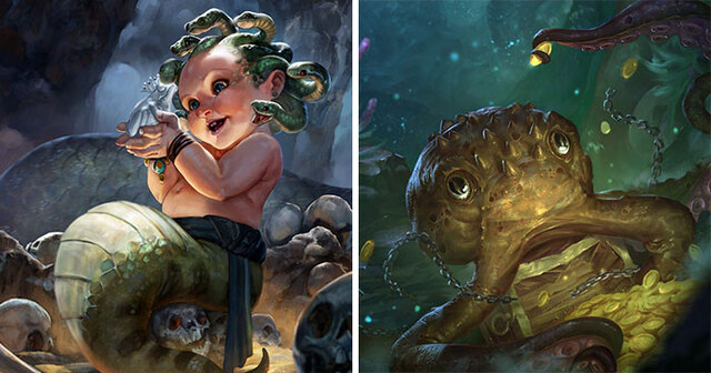 20 Mythical Creatures As Babies Illustrated By Artist Rudy Siswanto