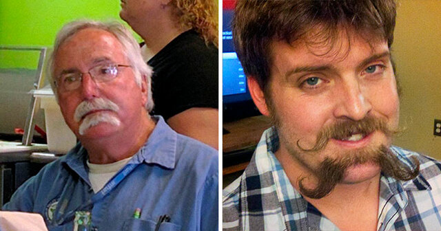 20 Of The Most Hilarious Examples Of The Double Mustache Beard