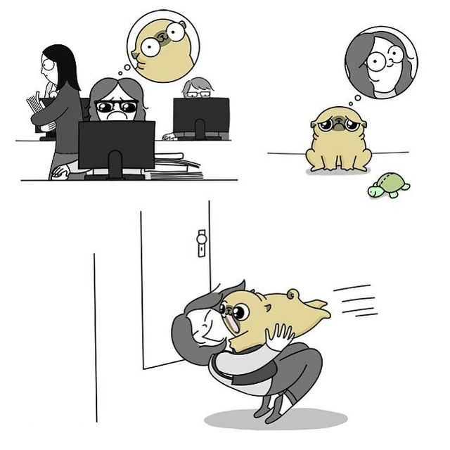 30 Adorable Comics That Perfectly Capture What It's Like To Live With A Pug (New Pics)