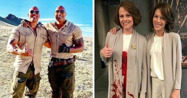 30 Actors And Their Stunt Doubles That Could Almost Pass Off As Twins