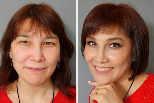 20 Women That Allowed This Makeup Artist And Hairstylist Duo To "Freestyle" Their Makeovers, And Got Incredible Results (New Pics)