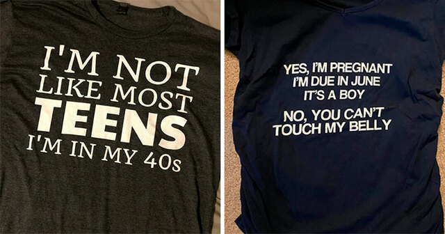 20 Bizarrely Specific Targeted T-Shirts Shared In This Online Group