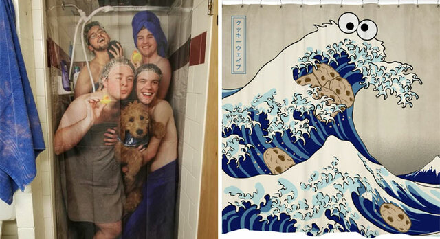 20 Funny And Creative Shower Curtains, As Shared By people Online