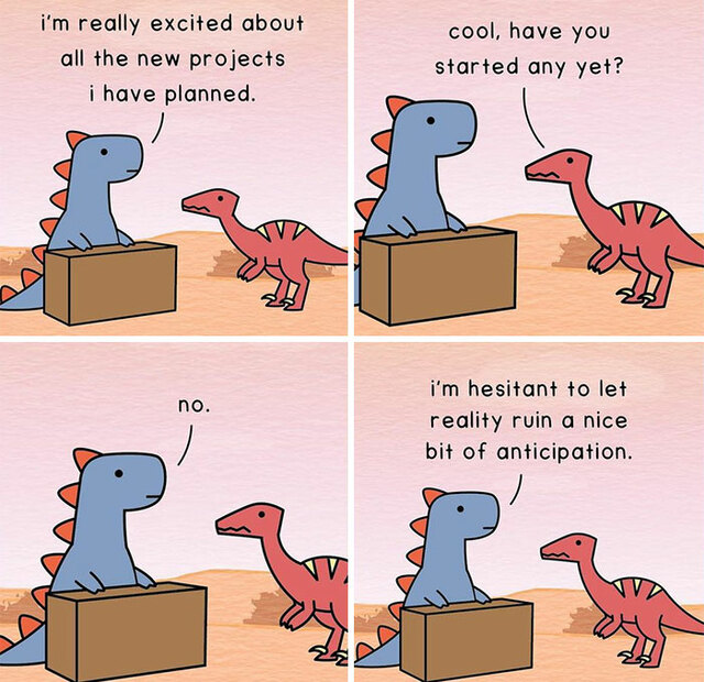 20 Adorable Dinosaur Comics That Might Boost Your Mental Health (New Pics)