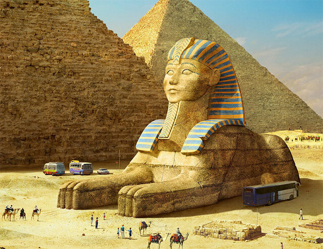 This Digital Artist Recreated Ancient Monuments To Show What They Would Look Like In The Present Day (10 Pics)