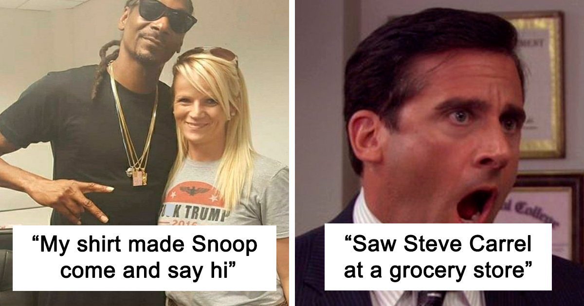 20 Times People Unexpectedly Encountered Celebrities In The Most Casual Circumstances