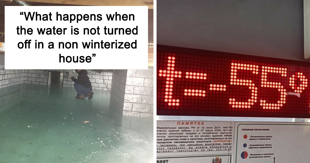 30 Times Winters Were So Chilly, People Just Had To Document It
