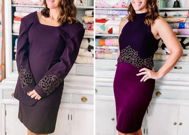 20 Thrift Store Dress Transformations By This Woman That Are Jaw-Droppingly Stunning