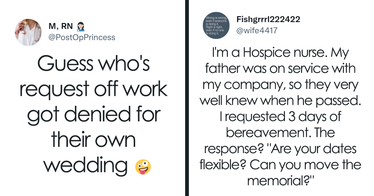 20 Times Employees Were Denied Their Day-Off Requests By Aloof Bosses When They Needed It The Most, As Shared On This Viral Twitter Thread