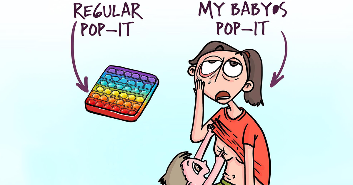 20 Times This Mom Illustrated In Her Hilarious Comics What It's Like To Raise A Child (New Pics)