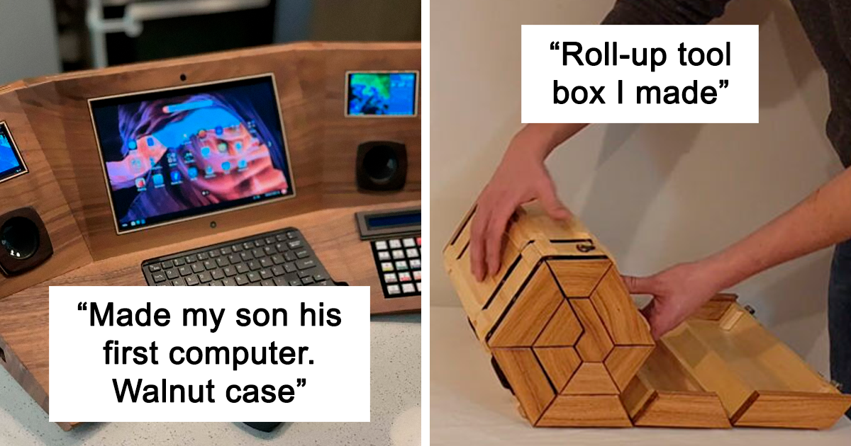 30 Of The Most Impressive DIY Projects From Wood, Shared By This Online Group (New Pics)
