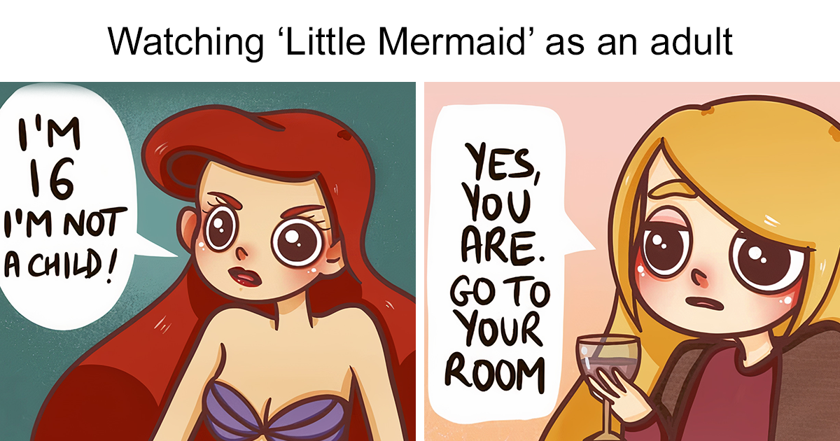 20 Times This Artist Expressed Her Internal Conflicts And Everyday Struggles Through Funny Relatable Comics