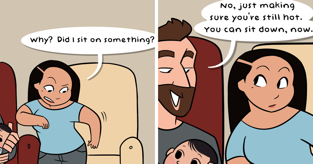 20 Times This Artist Created Comics Based On Her Married Life And Parenthood