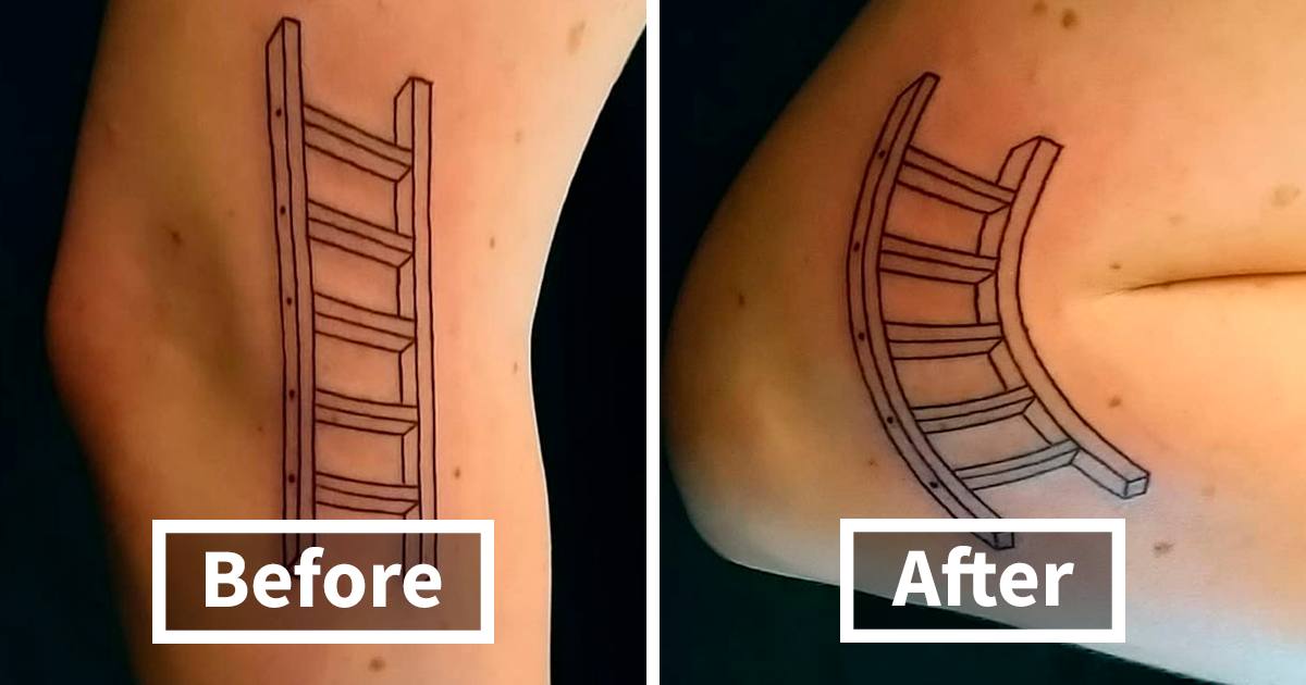 20 Creative Tattoos That Transform Beautifully When People Move Their Body