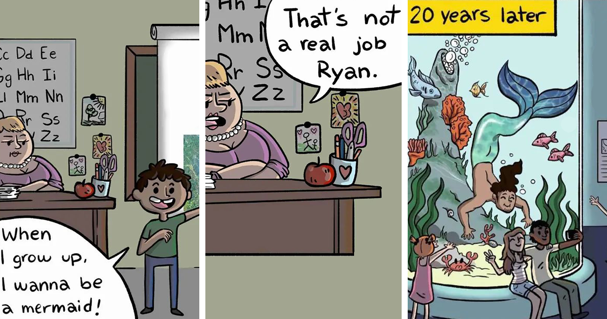 20 Times This Artist Illustrated Random Situations In His Funny Comics