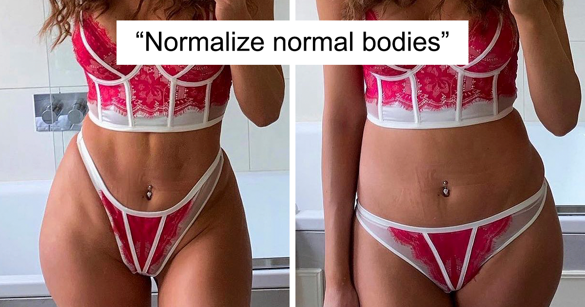 10 Side-By-Side Pics Taken Moments Apart Show How Different The Same Body Can Look In Photos