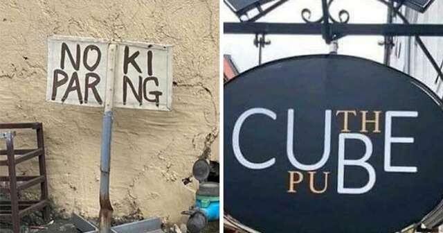 20 Times People Spotted Funnily Aligned Phrases On Signs And Posters (New Pics)