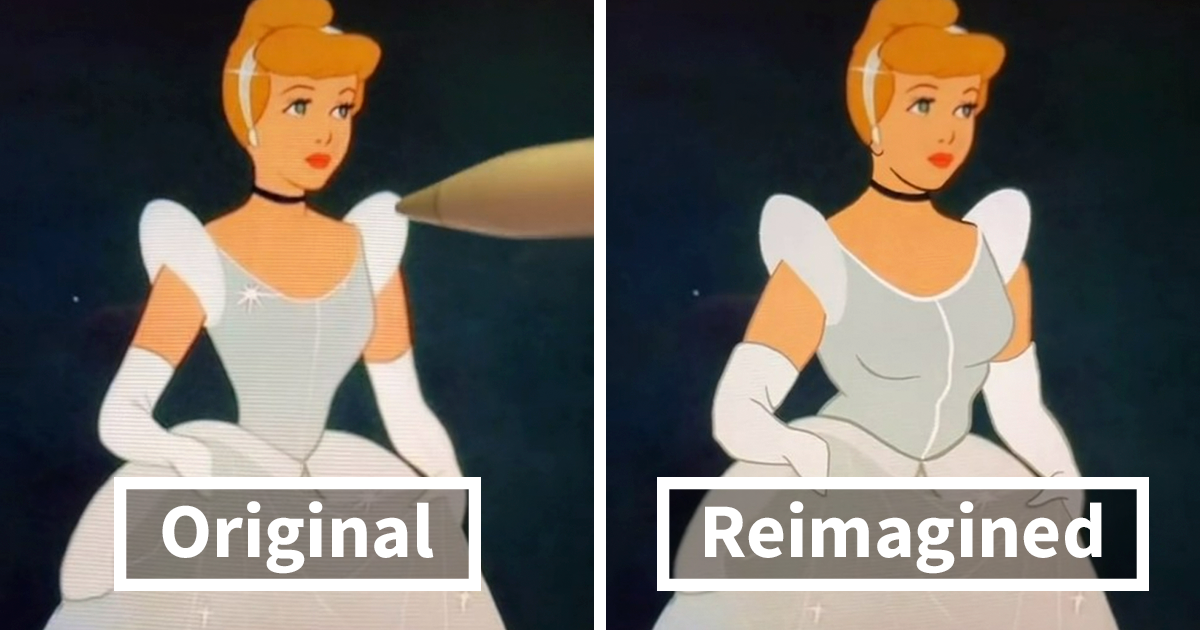 Artist Redraws 20 Disney Characters With Realistic Body Features