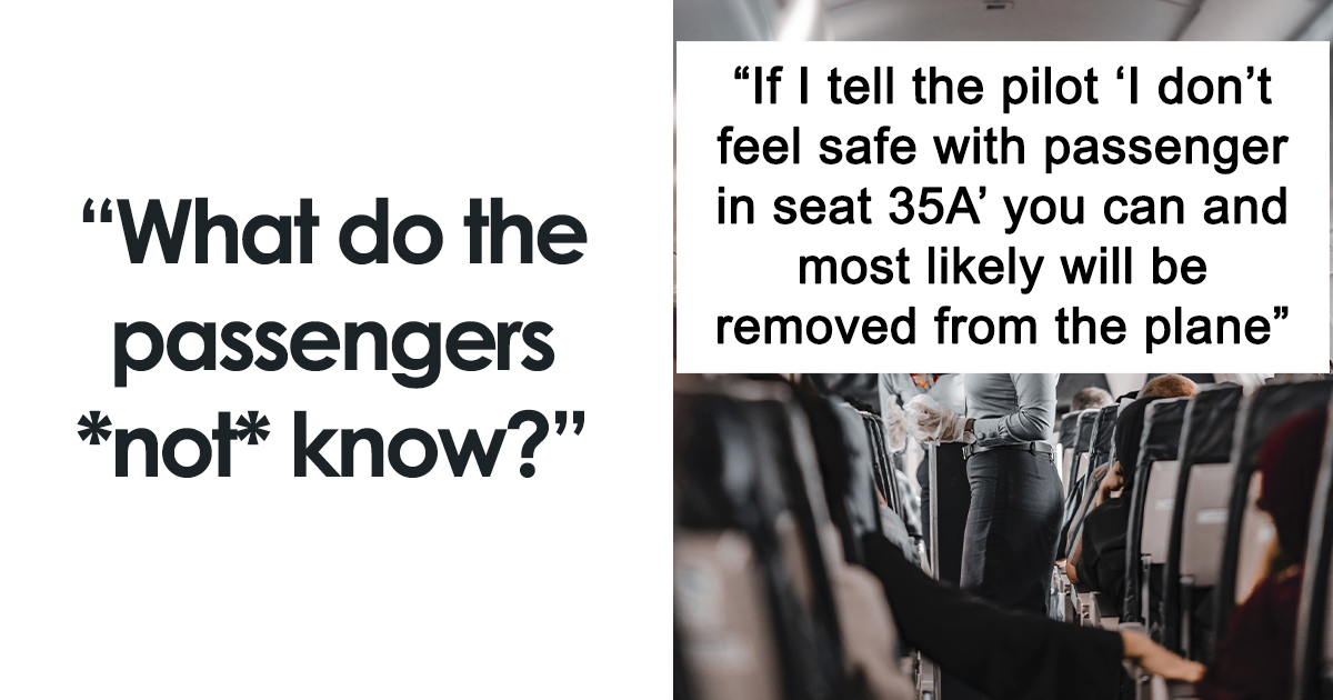 20 Things Airlines Won't Tell You About, Revealed by Flight Attendants In This Online Group