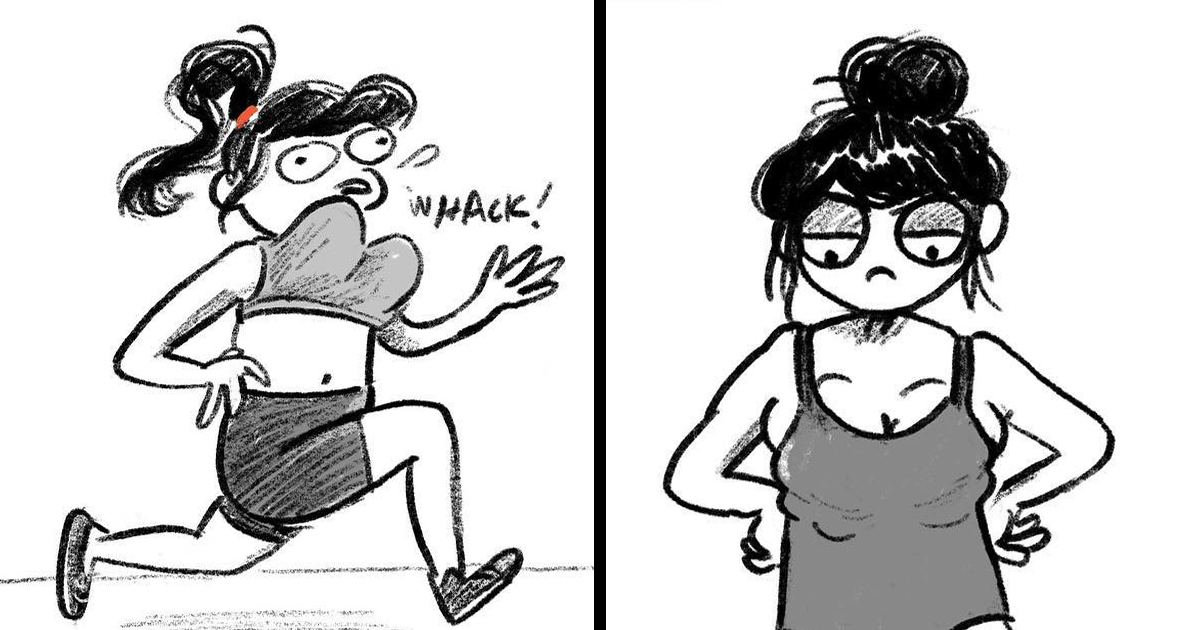 20 Times This Artist Illustrated Her Daily Struggles With Cute And Funny Illustrations