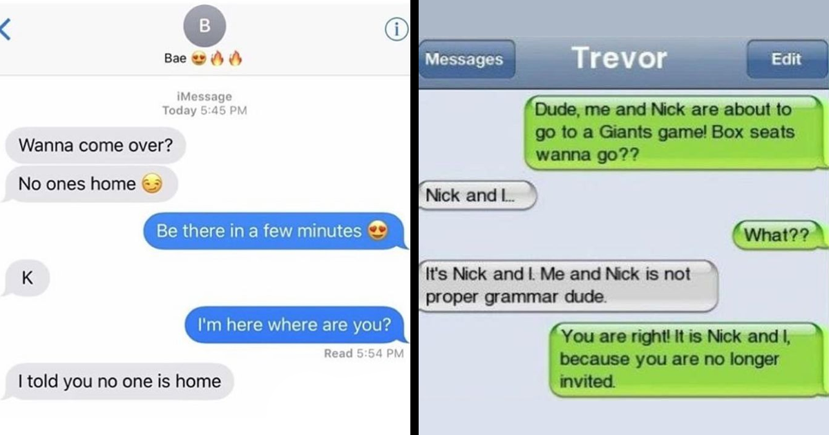 30 Hilarious Conversations Shared By The "Funny Texts" Instagram Account
