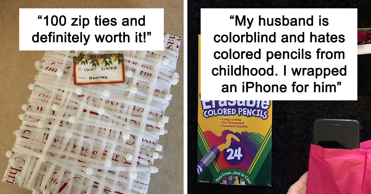 20 Times People Wrapped Christmas Gifts In Creative Ways