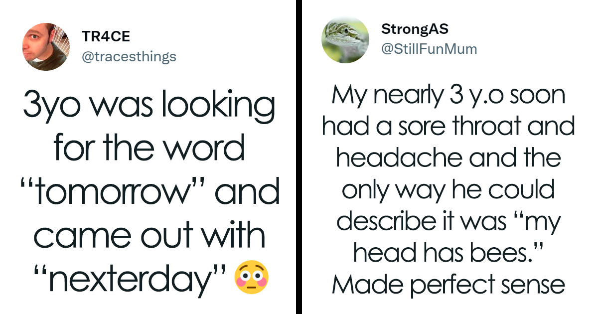 20 Funny Toddlers Who Coined A New Word For Something When They Didn't Know What It Was Called