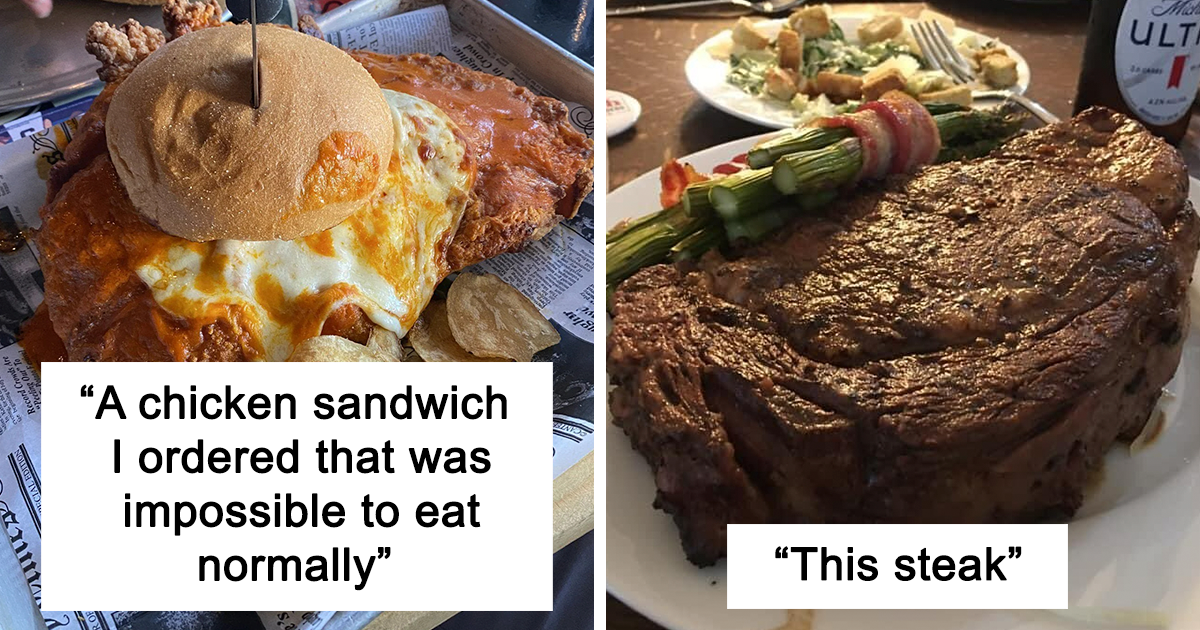 30 Times People Just Had To Document America’s Humongous-zoid Portion Sizes