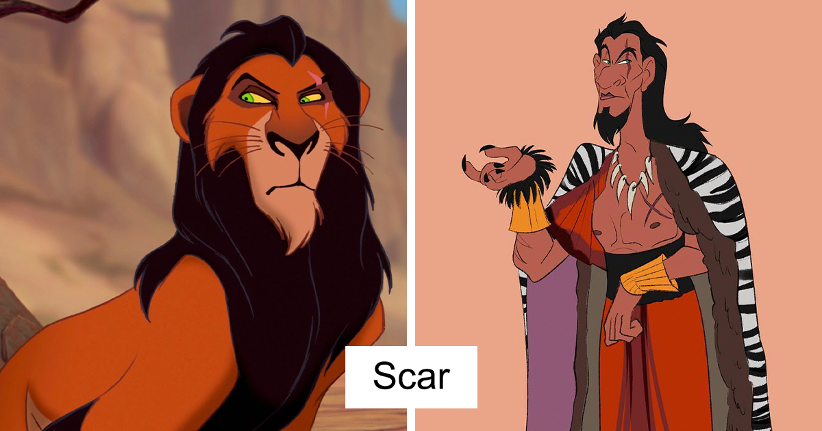 This Artist Turns Iconic Disney Characters Into Human Versions (20 Pics)