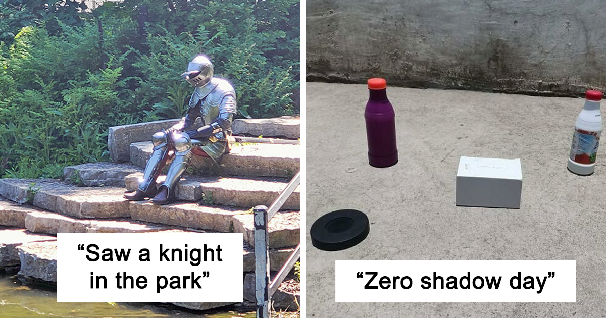 30 Times People Captured Real-World Moments That Looked Like Video Game Scenarios