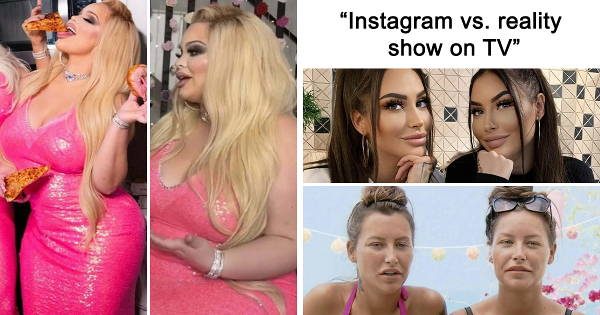 "Instagram Reality": This Online Community Exposes The Sad Reality Of Social Media By Sharing Heavily-Edited Photos (20 Pics)