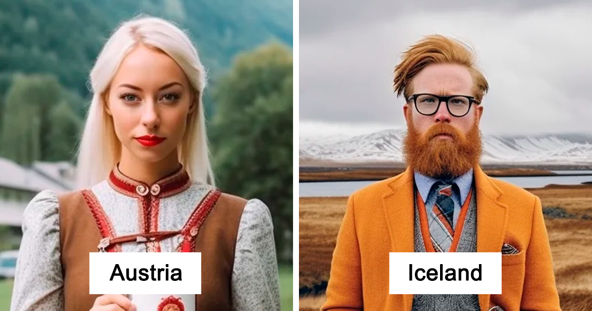 AI Generates What The ‘Average Person’ In These 10 Countries Would Look Like
