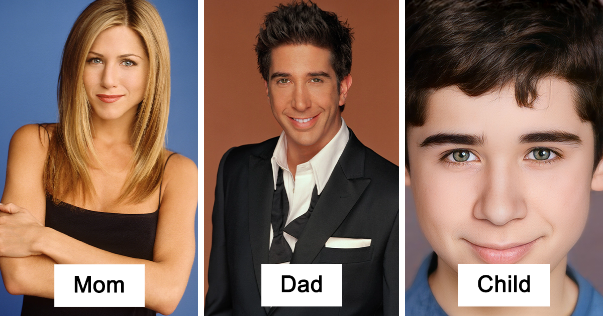 This Man Used A.I. To Show How The Kids Of 20 Iconic Fictional Couples Would Have Looked Like