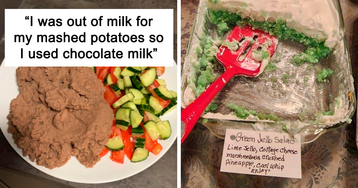 20 Pics Of The Most Disastrous And Disgusting Potluck Dishes