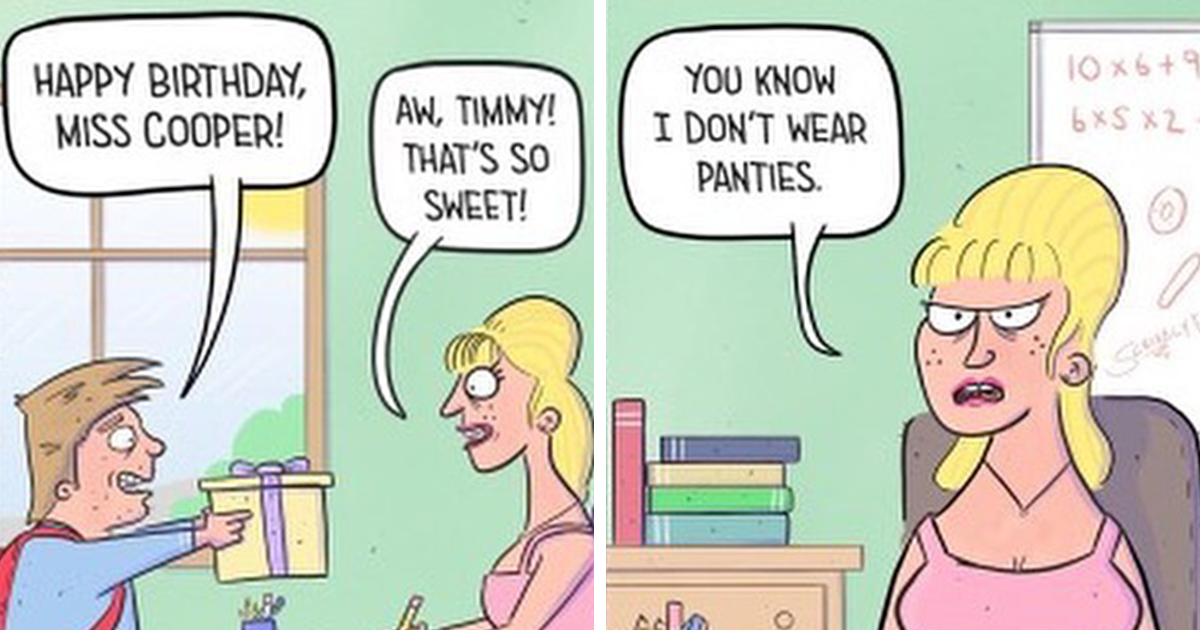 20 Times This Artist Created Funny Comics With A Touch Of Dark Humor