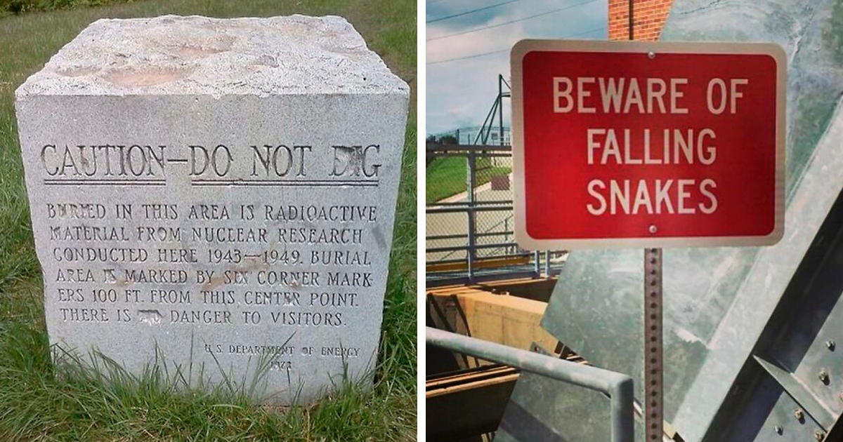 "Ominous Signs": Sinister, Puzzling And Slightly Terrifying Messages Spotted In Public (30 Pics)
