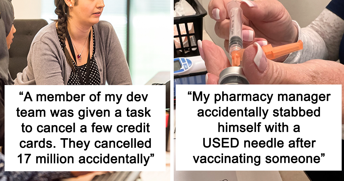 20 Times People Saw Someone Making A Grave Mistake At Work And Never Forgot It