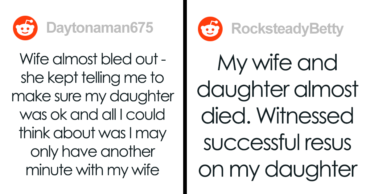 20 Men Describe Their Honest And Raw Experiences On The Day Of Childbirth